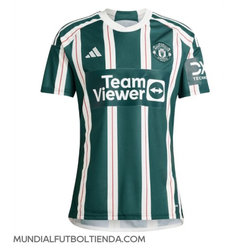 Camiseta Manchester United Segunda Equipación Replica 2023-24 mangas cortas